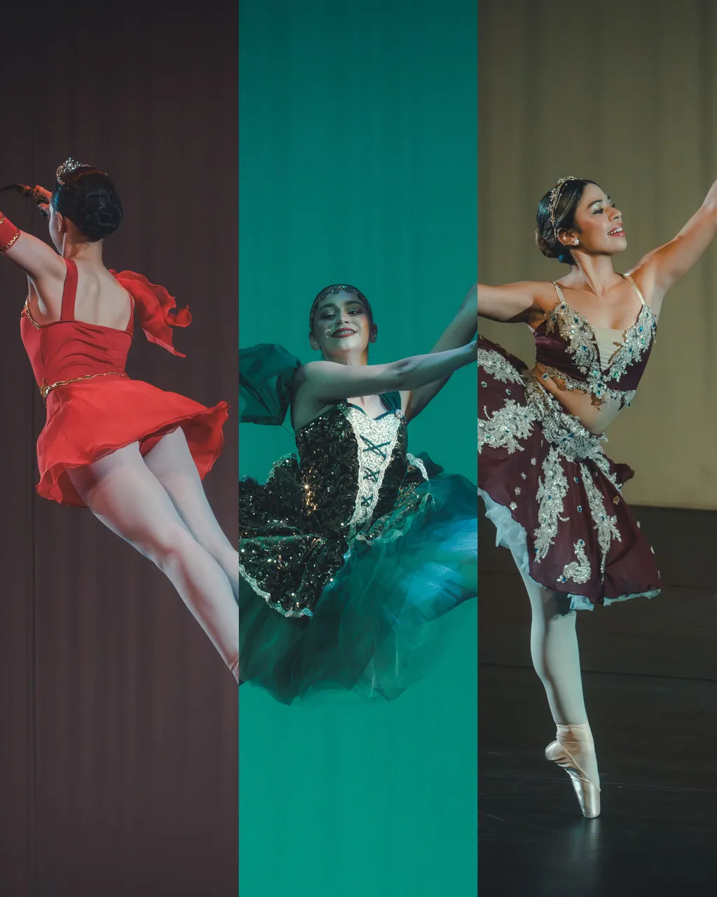 Tres bailarinas en el aire, Festival de Ballet San José